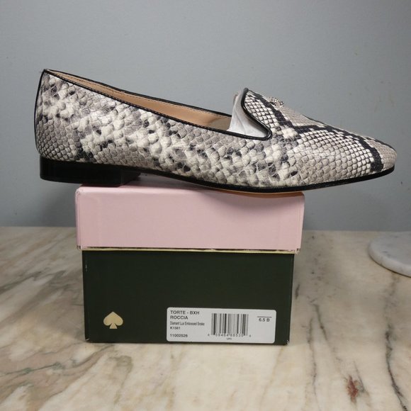 Kate Spade New York Torte Roccia Loafer with Logo Medallion 6.5 B - Picture 1 of 10